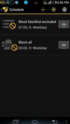 Blacklist android App screenshot 2