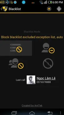 Blacklist android App screenshot 5